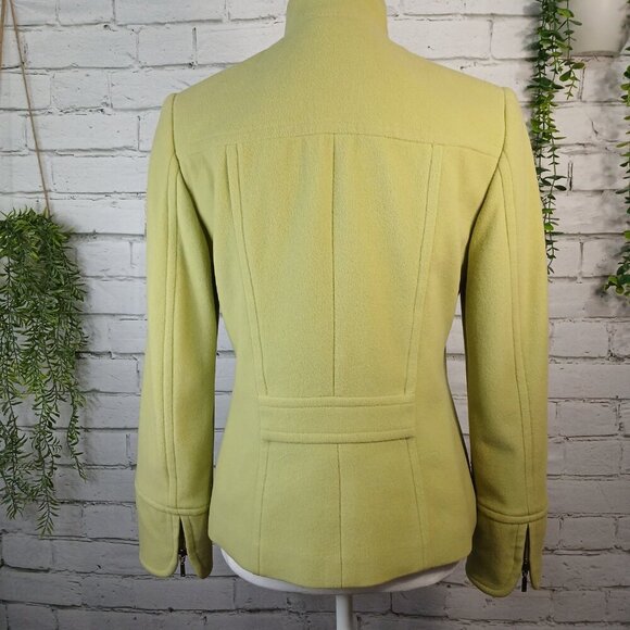 TRIBAL BRAND PISTACHIO GREEN WOOL\NYLON\CASHMERE BLEND COAT, SIZE 2,WOMENS - Picture 13 of 13